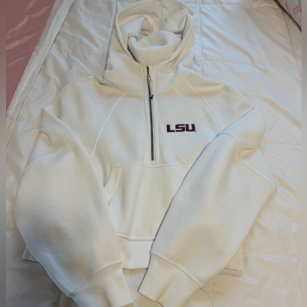 White LSU Lululemon Scuba